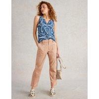 Lyocell Rich Cropped Trousers