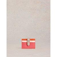 Leather Colour Block Card Holder