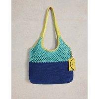 Pure Cotton Crochet Shopper with Coin Purse