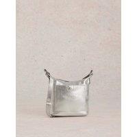 Leather Metallic Cross Body Bag