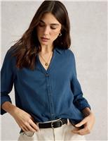 Pure Cotton Collared Shirt
