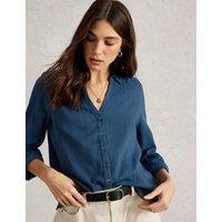 Pure Cotton Collared Shirt