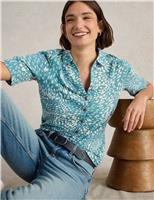 Pure Cotton Printed Collared Shirt