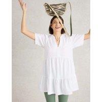 Pure Cotton Notch Neck Tunic