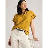 Pure Cotton Embroidered Shirt
