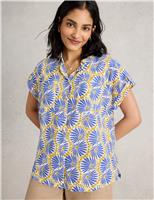 Pure Cotton Printed Button Through Shirt