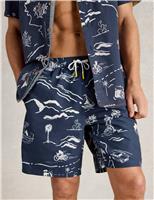 Map Print Swim Shorts