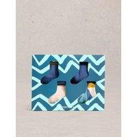 4pk Geometric Cotton Rich Socks