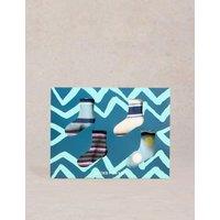 4pk Patterned Cotton Rich Socks