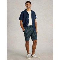 Cotton Rich Fish Print Chino Shorts