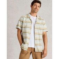 Pure Cotton Striped Short Sleeve Shirt