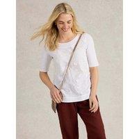 Pure Cotton Broderie T-Shirt