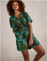 Printed High Waisted Shorts