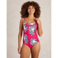 Floral Printed Square Neck Swimsuit