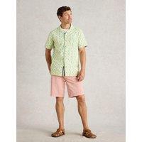 Regular Fit Pure Cotton Cactus Print Shirt
