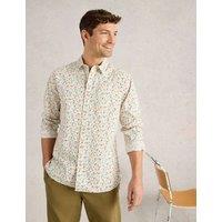 Slim Fit Cotton Rich Chilli Print Shirt