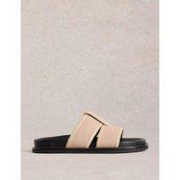 Suede Footbed Sliders