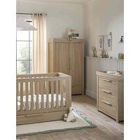 Franklin 3 Piece Cot Bed, Dresser & Wardrobe