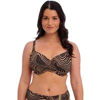 Fantasie Pemba Island Animal Print Wired Bikini Top Black/Brown