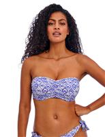 Freya Ocean Breeze Bandeau Bikini Top (D-G) Blue Mix
