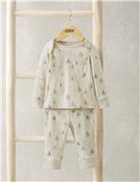Mamas & Papas Pure Cotton Boat Pyjamas (3-36 Mths) Cream Mix