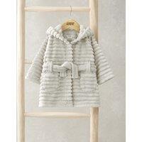 Faux Fur Bear Hooded Dressing Gown (3-36 Mths)