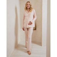 Maternity Cotton Rich Striped Pyjama Set