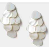 Iridescent Pearl Cascade Drop Earrings