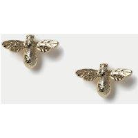 14ct Gold Plated Bee Stud Earrings