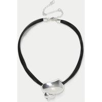 Shell Pendant on Cord Necklace