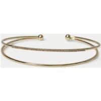 14ct Gold Plated Two Row Cuff Wristwear