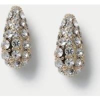 Cup Chain Dome Drop Earrings