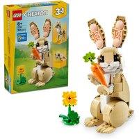 LEGO Creator 3in1 Cute Bunny, Toy Animal Set (8+ Yrs)