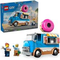 LEGO City Doughnut Truck Set with Toy Food (5+ Yrs)