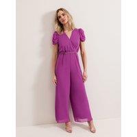 Belted Wide Leg Jumpsuit
