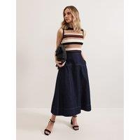 Denim Midaxi Skirt
