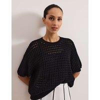 Pure Cotton Textured Knitted Top