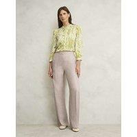 Alessia Pure Linen Straight Leg Trousers