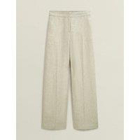 Alessia Pure Linen Straight Leg Trousers