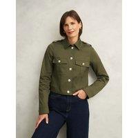 Cotton Rich Collarless Jacket