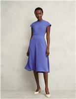 Round Neck Knee Length Skater Dress