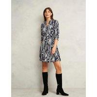 Cotton Rich Jersey Floral Mini Skater Dress