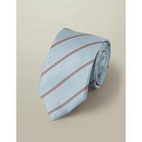 Striped Pure Silk Tie