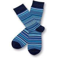 Striped Mercerised Cotton Socks