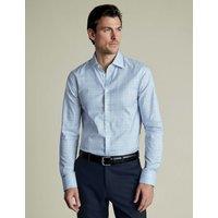 Easy Iron Regular Fit Pure Cotton Check Shirt