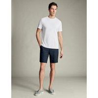 Pure Linen Flat Front Shorts