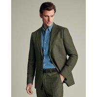 Slim Fit Pure Linen Suit Jacket