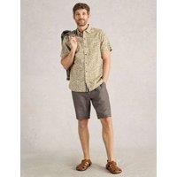 Regular Fit Pure Linen Chino Shorts