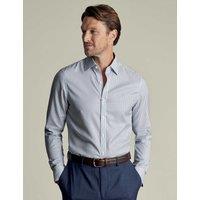 Slim Fit Non-Iron Pure Cotton Striped Shirt