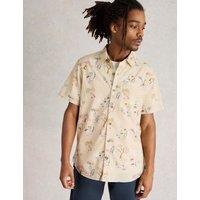 Regular Fit Pure Cotton Printed Shirt
